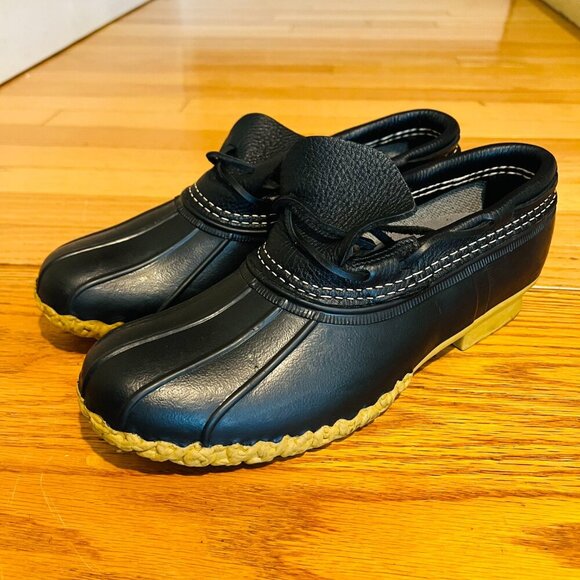 Woman's Boots L.L.Bean Rubber Moc Size 10 Made in USA Maine - Picture 1 of 16